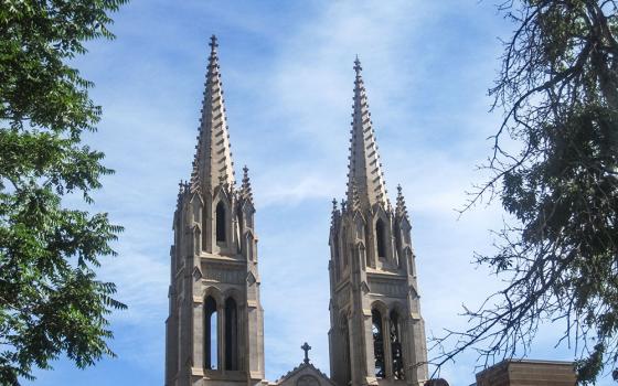 The spires of the Cathedral Basilica of the Immaculate Conception in the Denver Archdiocese (Wikimedia Commons/Billy Hathorn)